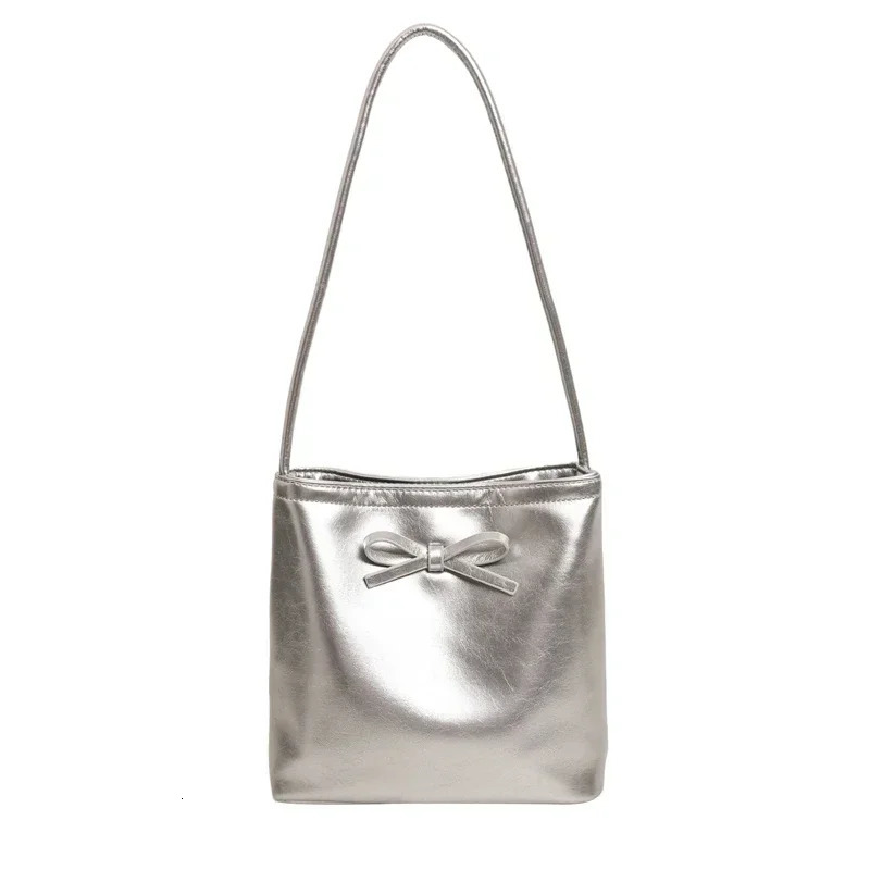 Bow Hasp PU Shoulder Bags Trendy Fashion Simplicity Crossbody Bags Versatile Womens Handbags Bolso Mujer 240808