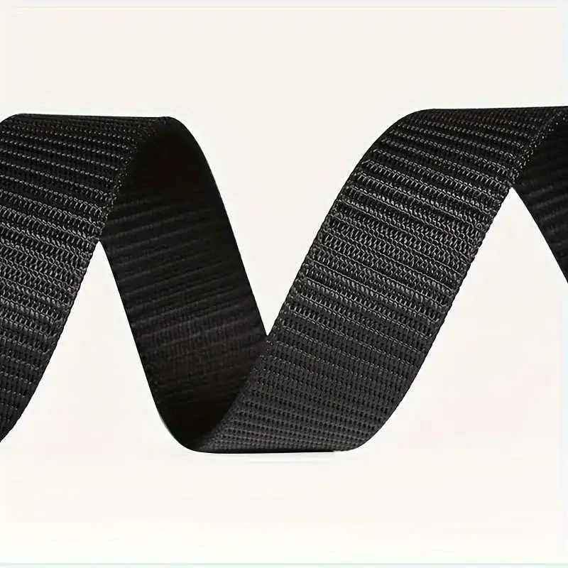 Mens Outdoor Leisure Sports Belt Toothless Quick Release Automatic Buckle High Quality Black Belt W240807