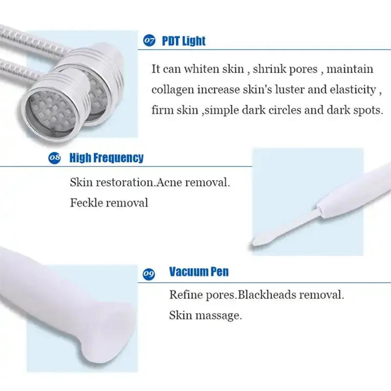 14 in 1 Women Aesthetic Beauty Equipment Bubble Oxygenation Ultrasonic Scrubber Hydrodermabrasion Hydro Microdermabrasion Facial Machine