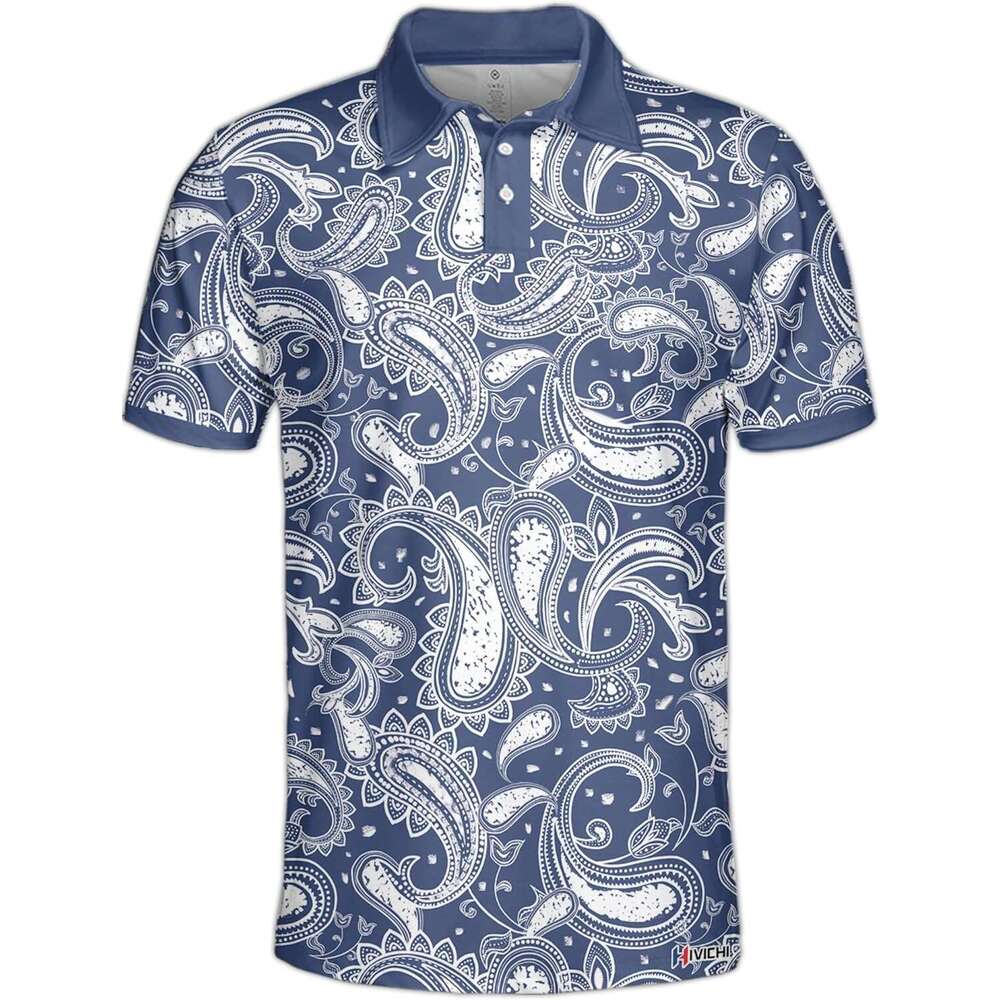 Fashion Mens Polo shirt fashion Golf Shirts for Men FunnyPrint Crazy Mens Polos shirts tshirt Casual tops summer clothes Short sleeve ventilate Free s