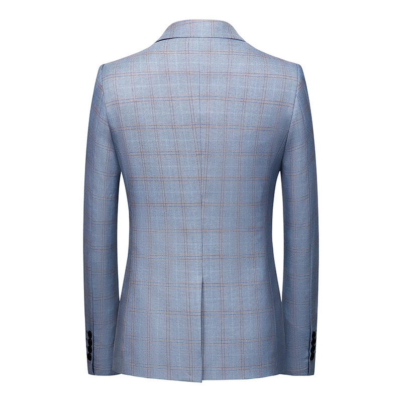 SpringSummer Casual Mens Plain Jacket Cotton Ultra Thin UK Set Blaser Masculino S6XL 240812
