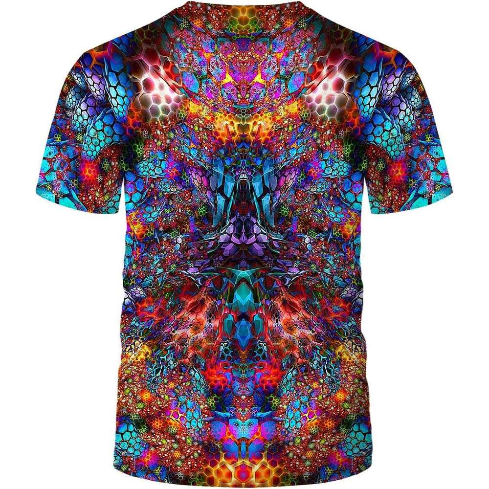 Mens T shirt Trippy T-Shirt 3D Printed Art Lotus Flower Peace Love Shirt Top shirts tshirt graphic tee Casual tops summer clothes Short sleeve Free sh