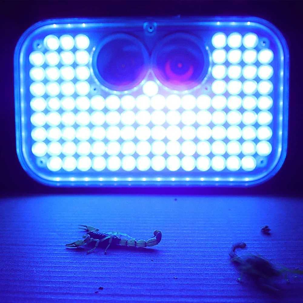 Powerful 111LED Headlamp 395nm UV Yellow LED Scorpion lamp Handheld Searchlight 18650 Camping Fishing Head Torch Light 4ModesCL240807
