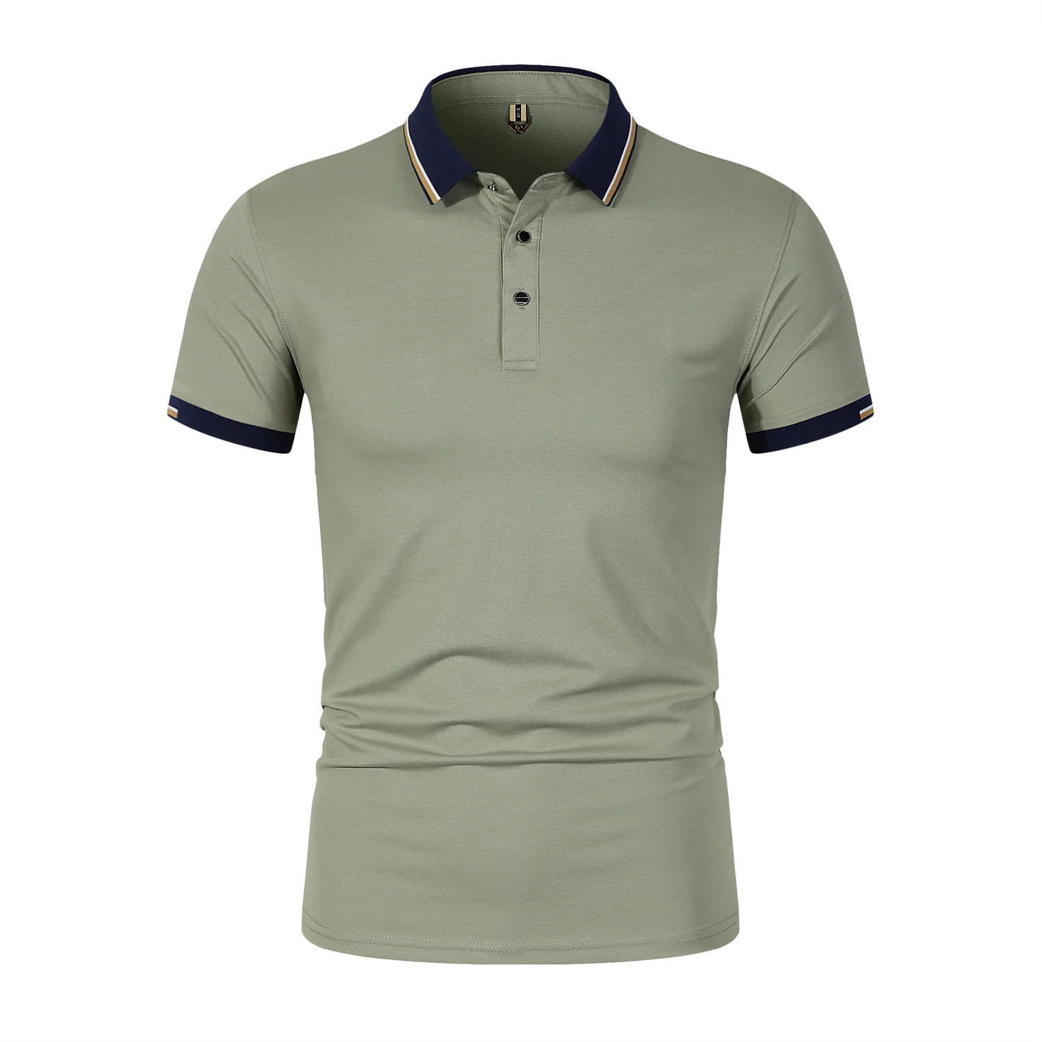 Summer Mens Business and Leisure POLO Shirt 44% Cotton Fashion Sports Fitness Top Tshirt S4XL 240807
