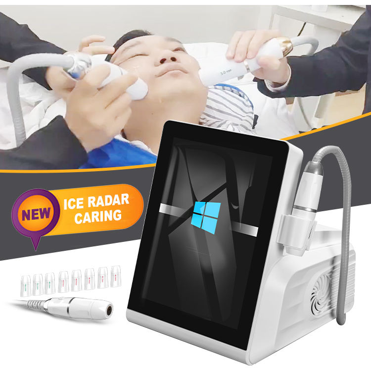 Hot Portable Ice HIFU Painless Face & Body Treatment Skin Tightening Face Lifting Vmax Ultrasound Anti-Aging Fat Loss Body Shaping Focused Ultrasound 