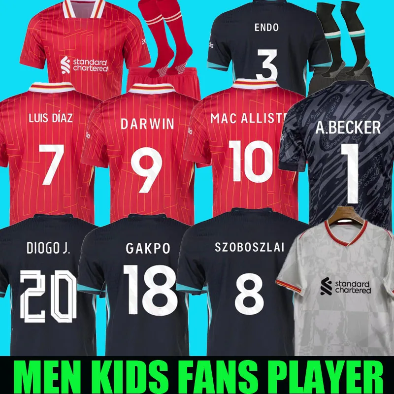 24/25 soccer jerseys 2024 2025 Camiseta men kids kit short sleeve football shirts maillot de foot home red away third fans version player uniforms