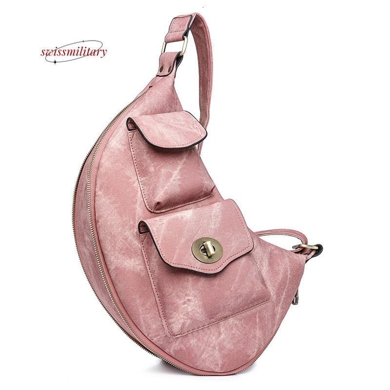 Large capacity women's bag PU bag new European and American women's bag women's waist bag chest bag H88#41 ddmy bd6e