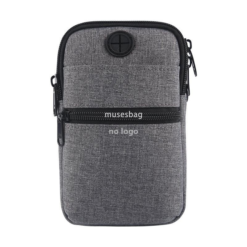 Men's multi-functional pocket change bag waterproof single shoulder crossbody phone bag