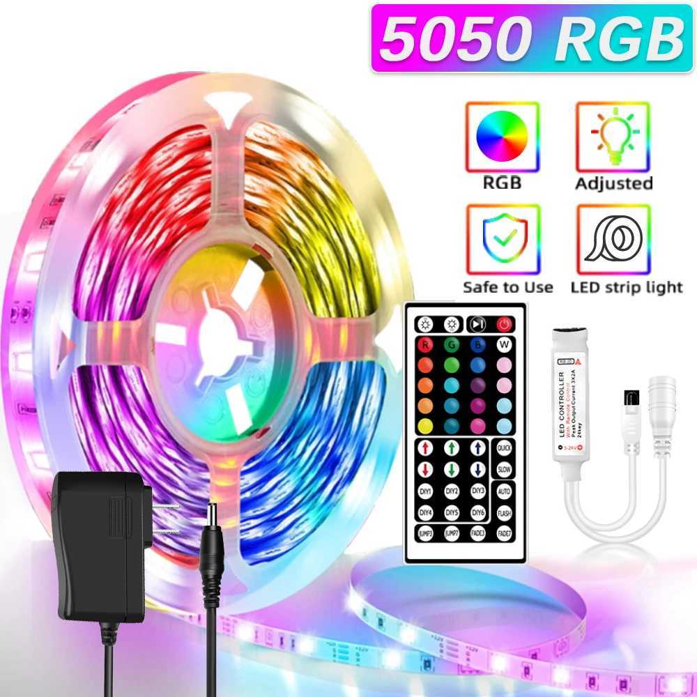 44 key 65.6ft/20m5050RGB strip light 30D DC LED party decorationChristmas/Halloween party atmosphere light decoration lighting Y240807