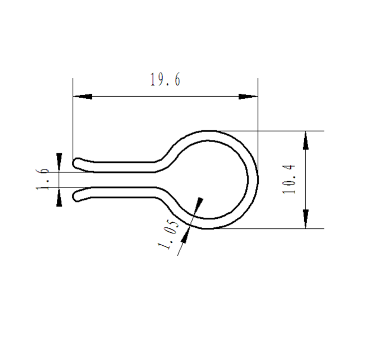 Fence cloth special clip PVC clip folder strip glass edge strip pull rod strip circular clip