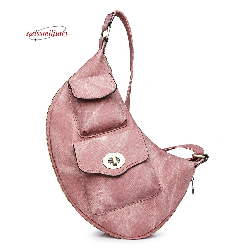 Large capacity women's bag PU bag new European and American women's bag women's waist bag chest bag H88#41 ddmy bd6e