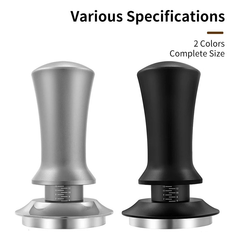 Coffee Tamper Constant Pressure Calibrated 51MM 53MM 58MM Spring Loaded 30lb Stainless Steel Barista Tools Espresso Accessories 240808