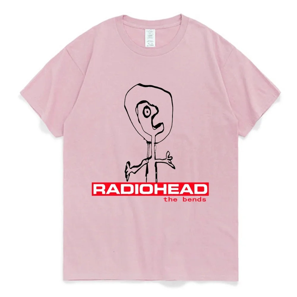 Radiohead The Bends Graphic Tshirt 90s Retro Punk Hip Hop Short Sleeve Large Street Mens 240808
