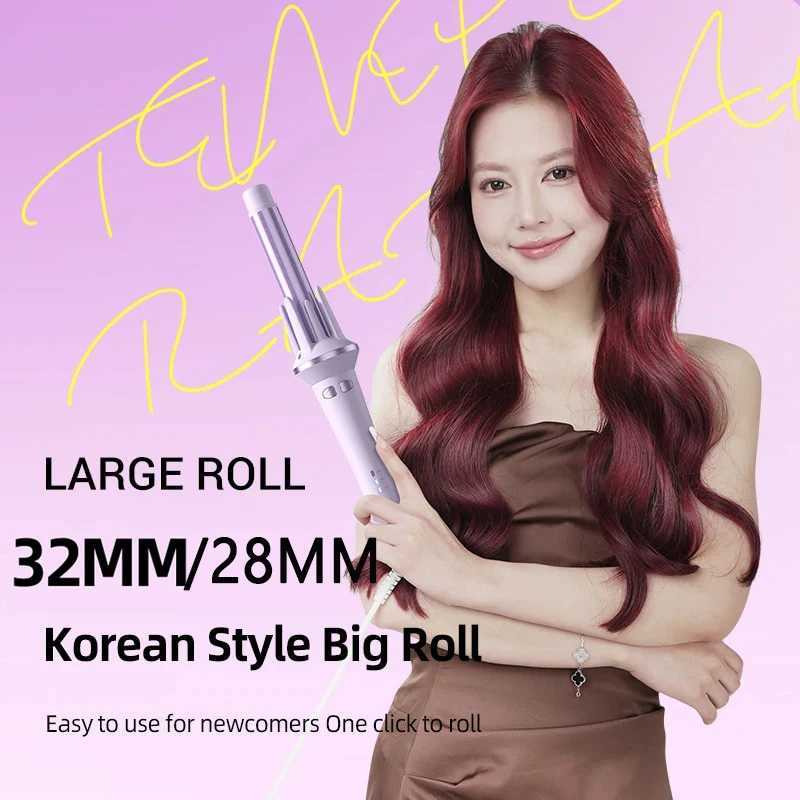 Automatic Hair Curler 28mm/32mm Large Wave Curling Iron Anion Fast Heating Professional Styling Curlers Curling Wand Hair WaverXJ241010