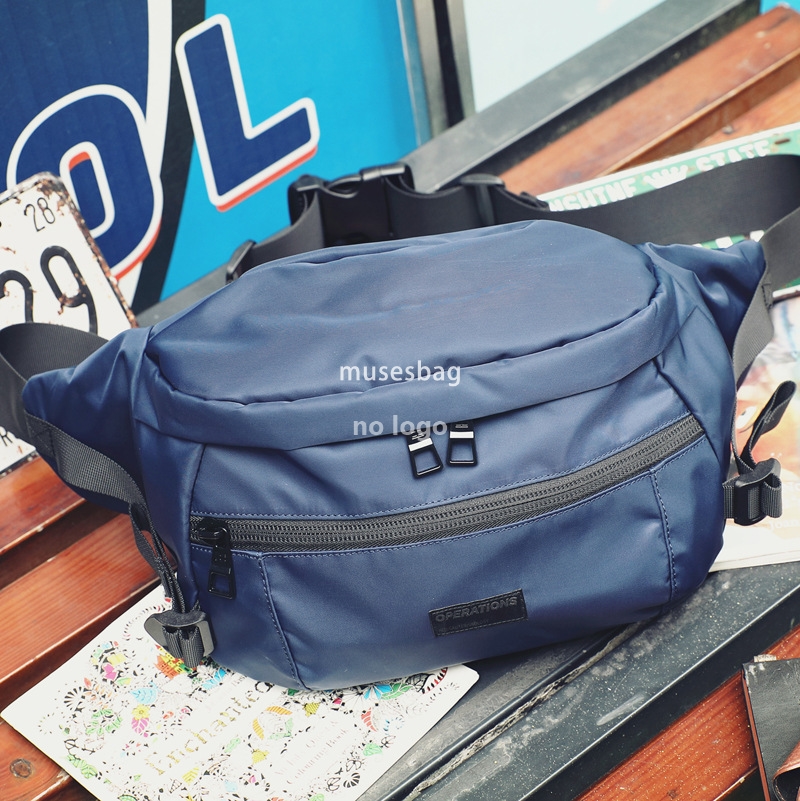 Street trend large capacity men's chest bag personality outdoor sports riding bag Fashion casual waist bag crossbody bag