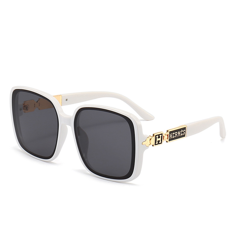 With Box Set Women's Sunglasses Ladies High Quality Vintage Big Frame Party Accesories Glasses UV380 Cycling Driving Lens Men Summer Fashion