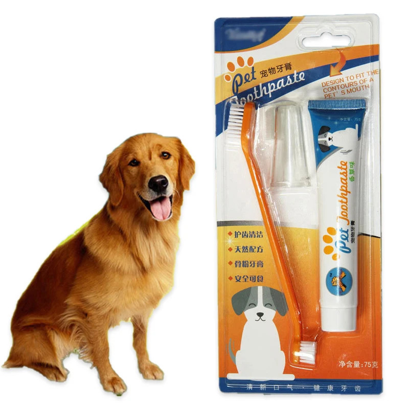 Toothbrush For Dog Toothpaste Finger Accessories Chiens Supplies Goods Cat Pet Dental Stone Silicone Brush Teeth Cleaning Animal 240807