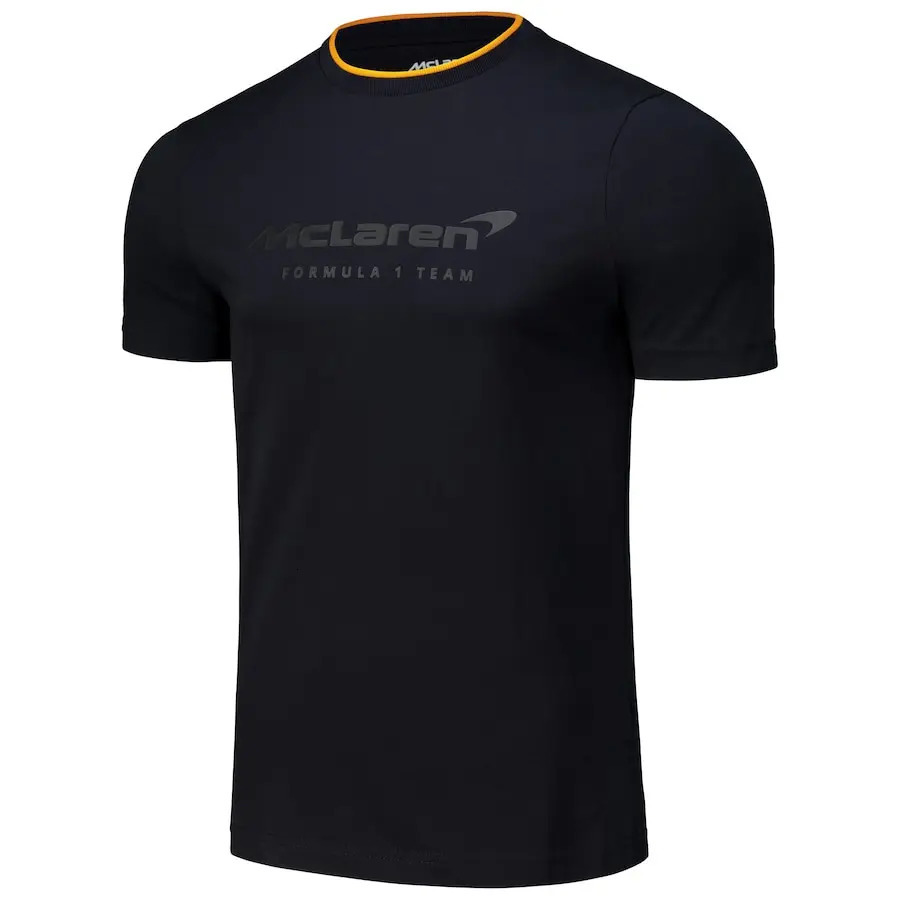 Summer Racing Tshirt McLaren Team Core Black Oversized Tee for Men Women