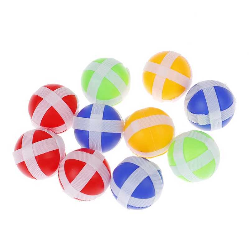 5/10 PCS sports games dart board target shooting target ball toy Outdoor toy Sticky ball random color Y240807