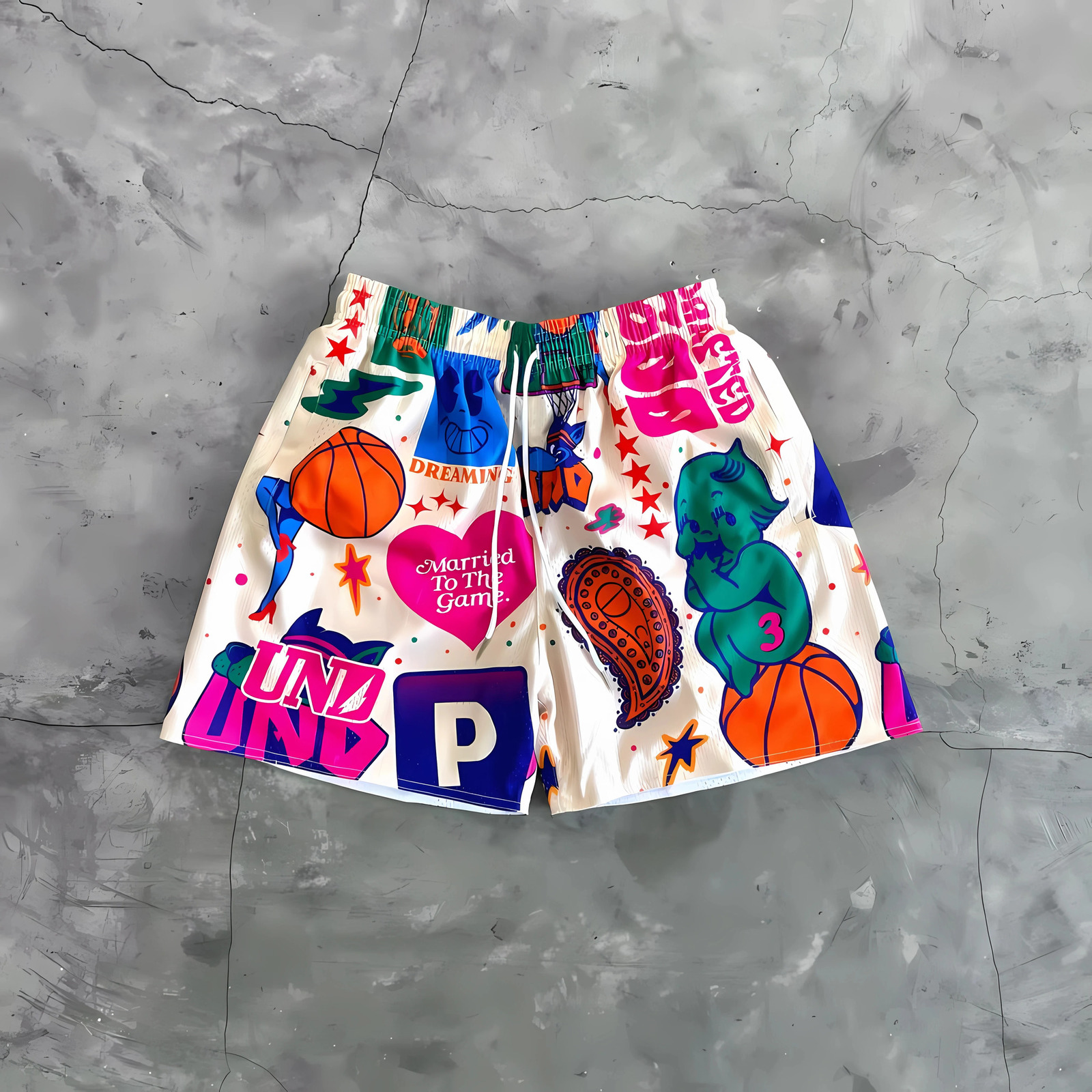 Summer casual shorts mens spring fashionable jogging beach sports and fitness breathable 240808