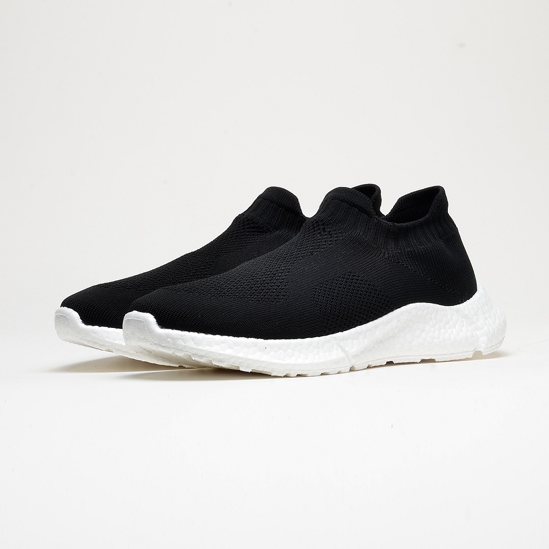 TREEPERI Lite Slip-on Lightweight Running shoes women Pink Triple White Sneakers men Black White Grey Trainers mens womens fashion sports sock shoes