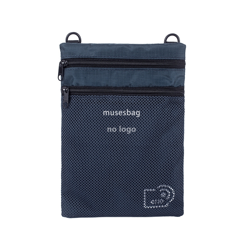Grid fashion trend RFID anti-theft card bag Passport bag multi-layer outdoor travel document bag