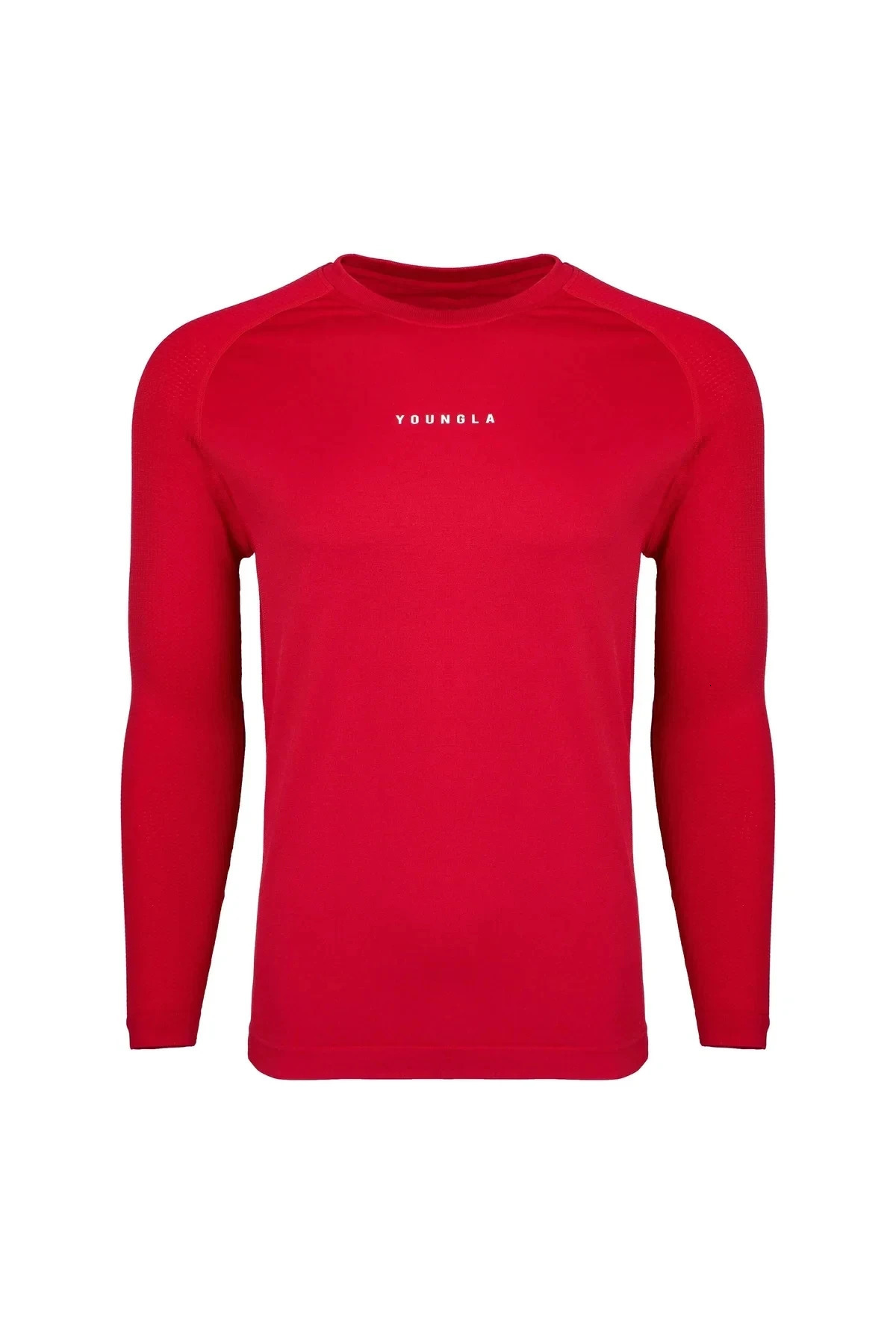 American style YA Mens Long Sleeved TShirt Jogger Gym Sports Fitness Running Training Bottoming Shirt Round Neck 240807