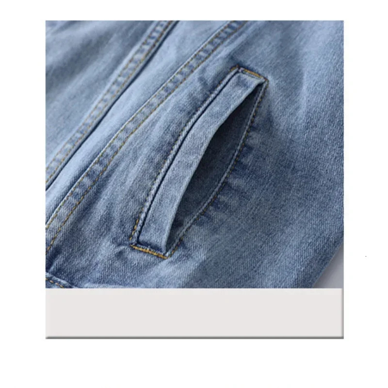 Vintage Women Jacket Autumn Winter Oversize Denim Jackets Washed Blue Jeans Coat Turn-down Collar Outwear Bomber Jacket 240812
