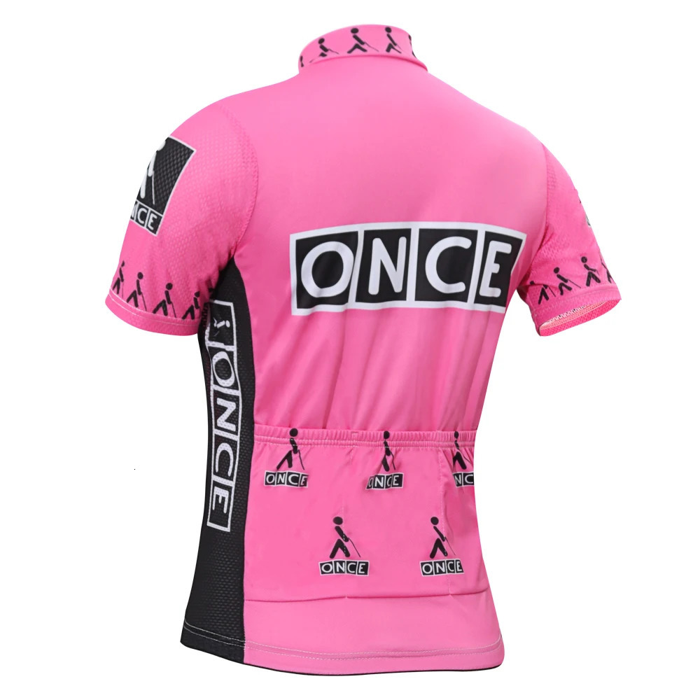 ONCE Cycling Jersey yellow shirt Mtb Short Sleeve Set Equipment Team Clothes Bike ONCE Summer Clothing Pro Bib pant 240807