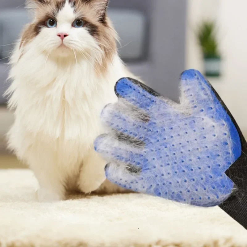 2026 New Brush Petting Grooming 180 Needles Clean Massage Gloves Things For Pet Cats And Dogs Remove Floating Hair 240807 Free Shipping