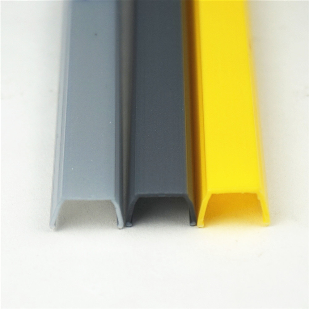 PVC plastic pipe, aluminum alloy card strip, plastic flat seal strip, plastic decorative strip, wiring pipe, wear-resistant U-shaped groove