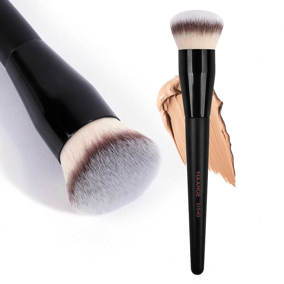 MAANGE 1PCS Professional Makeup Brush Kabuki Foundation Brush Face Contour Brush for Liquid Cream Powder Buffing Makeup Tools Y240807
