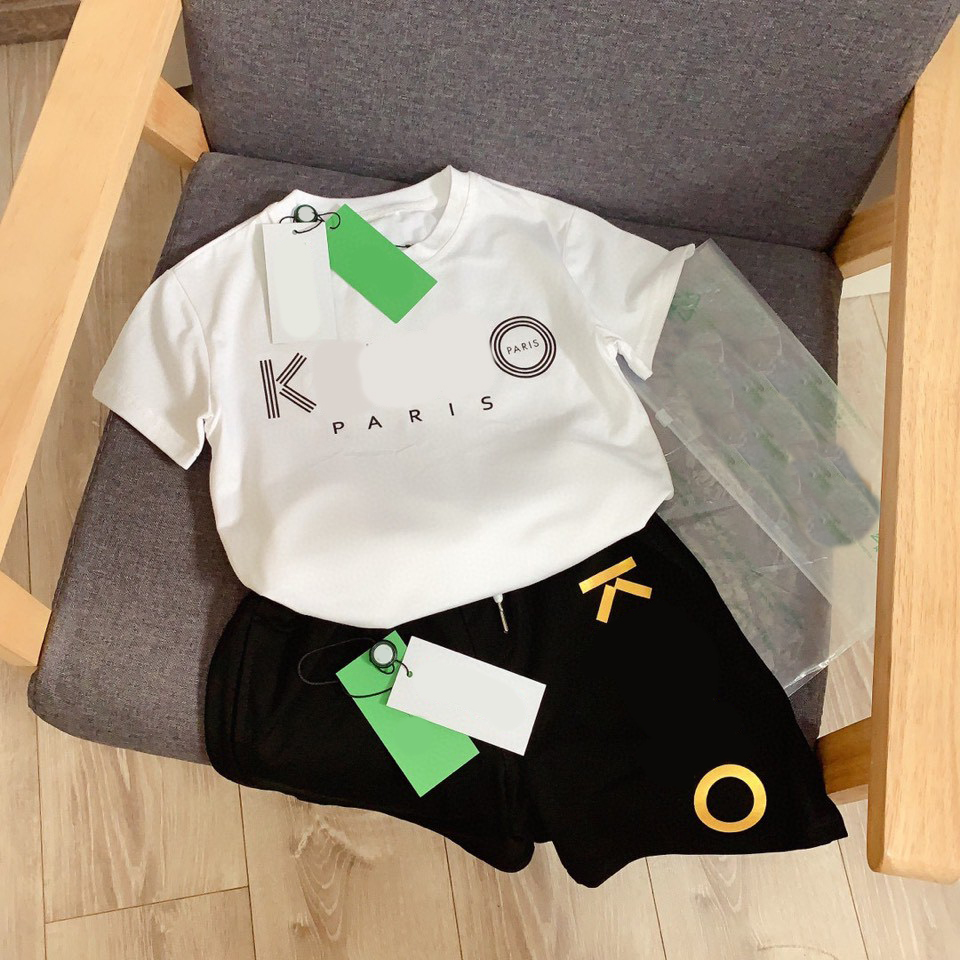 Designer Clothing Sets Luxury Clothes Suits For Kids Classic Letter Logo Print Girls Boys Child Shorts Suit -8 High Quality Summer Two Piece Suit DZD24080813