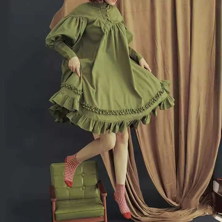 Victorian Medieval Retro Gothic Cosplay Costume Japanese Lolita Girl Long sleeve Princess Dress Halloween Carnival Party Clothes 240808