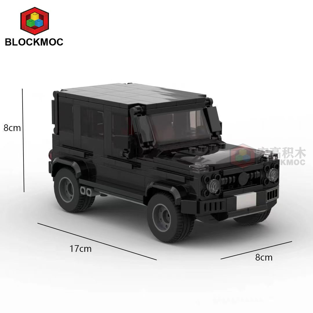 MOC Benz G63 Vehicle Speed Champion Racer Building Blocks Racing Super Technique Car Creative Garage DIY Set Toy City Car, 2024 Version dh910320090