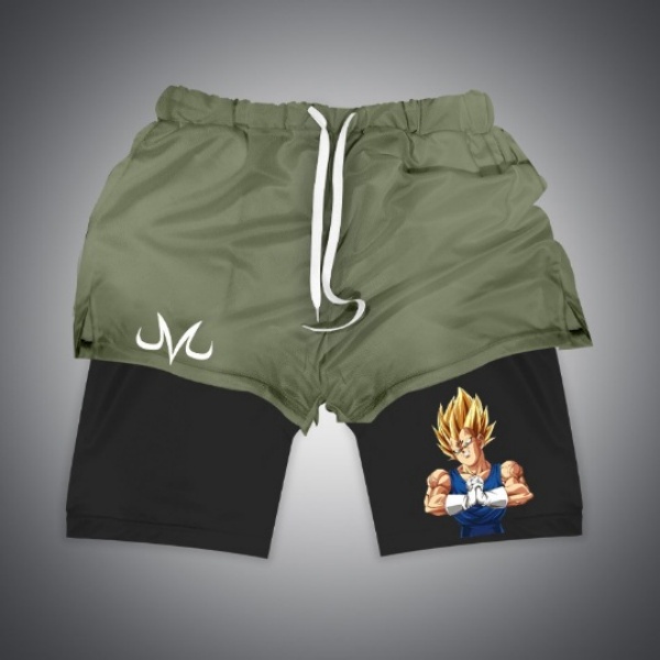Men's Shorts Anime Jujutsu Kaisen Yuji 2 In 1 Compression For Men Summer High Spring Shorts Fitness Pants Dry Sweat Gym Training Pants Loose Swea