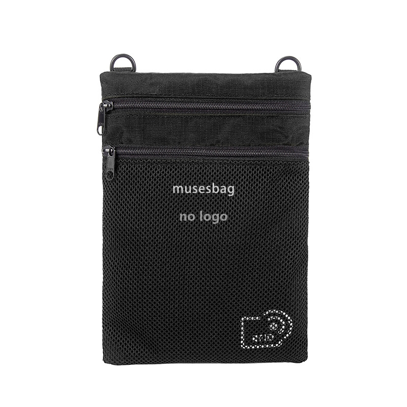 Grid fashion trend RFID anti-theft card bag Passport bag multi-layer outdoor travel document bag