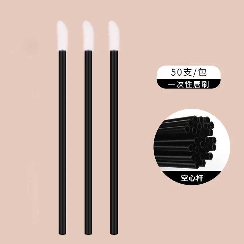 50 Pcs Disposable Crystal Lip Brush Eyelash Extension Mascara Applicator Lipstick Wands Cosmetic Makeup Brushes Tools Y240807
