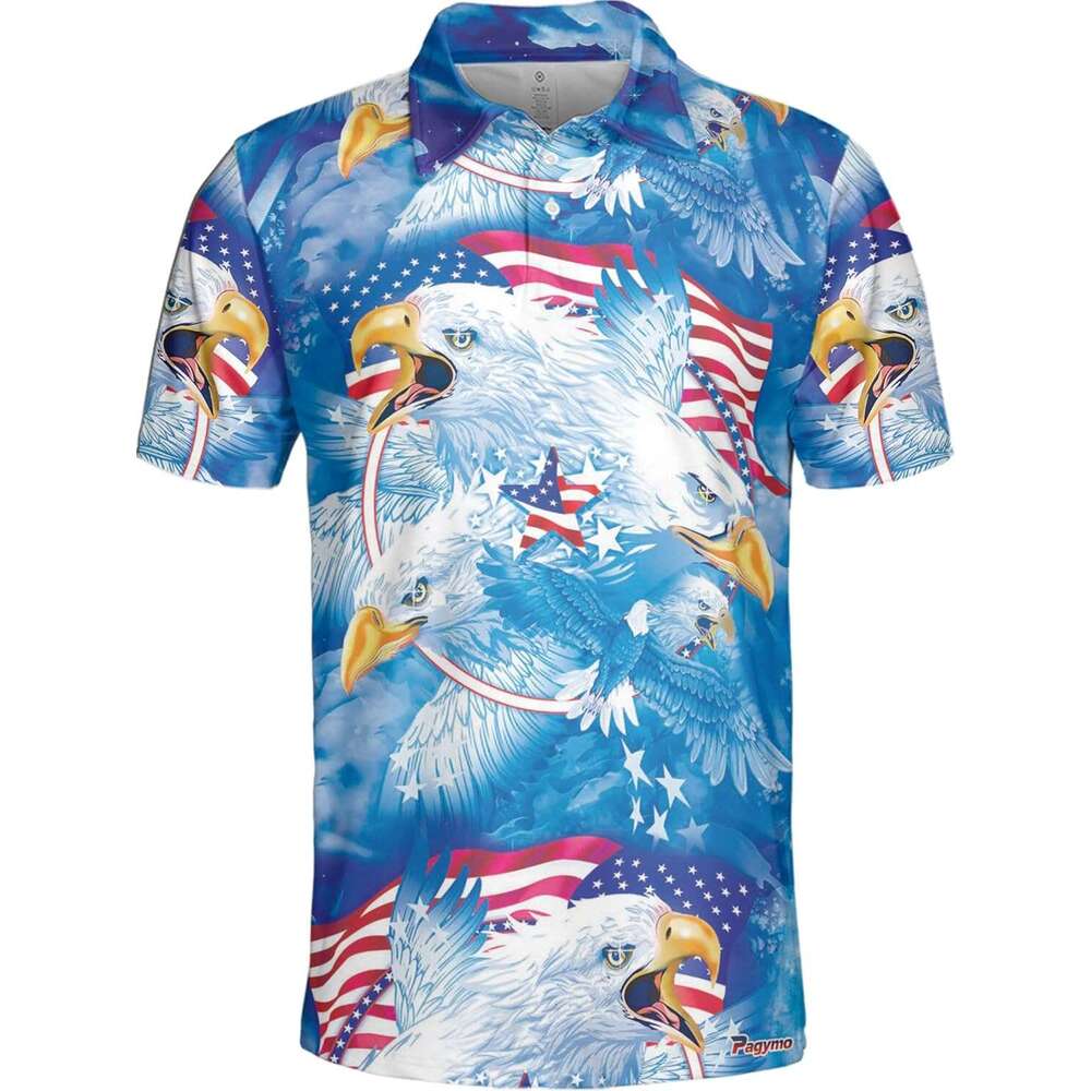 Fashion Mens Polo shirt Golf Shirts for Men Hawaiian Funny Crazy Print Mens fashion Polos shirts tshirt Casual tops summer clothes Short sleeve Free s