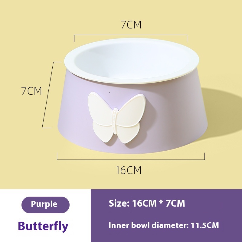 Stylish White Porcelain-Look Dog and Cat Dinner Bowls - Easy Clean, Non-Slip Base