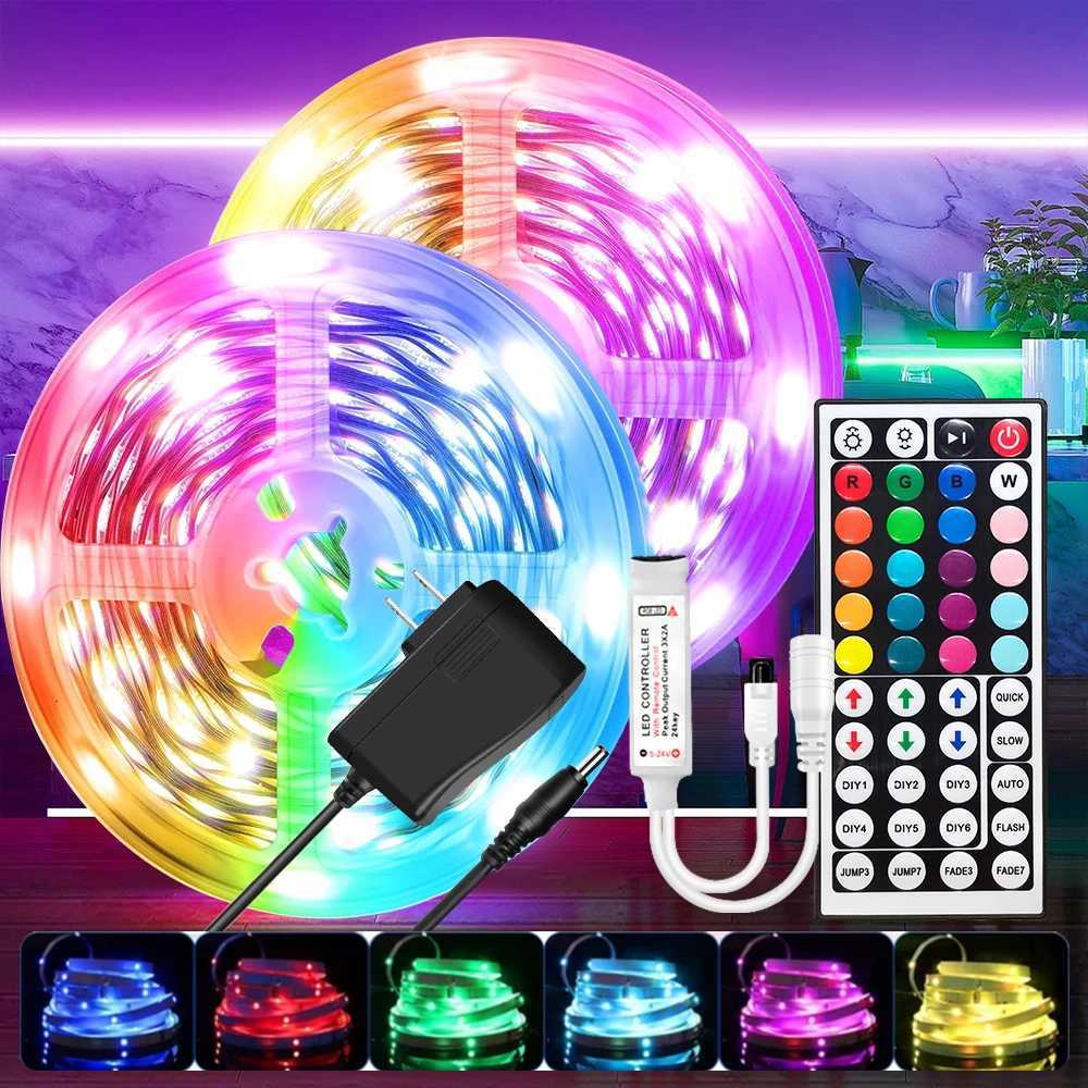 44 key 65.6ft/20m5050RGB strip light 30D DC LED party decorationChristmas/Halloween party atmosphere light decoration lighting Y240807