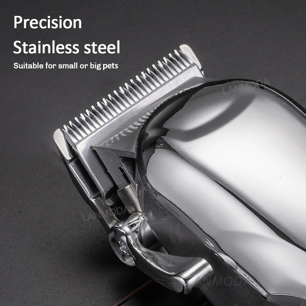 Electric Dogs Grooming Clipper Professional Hair Cutter for Pets Hair Trimmer Cordless Low Noise Shaver Cutter Machine Scissors 240807