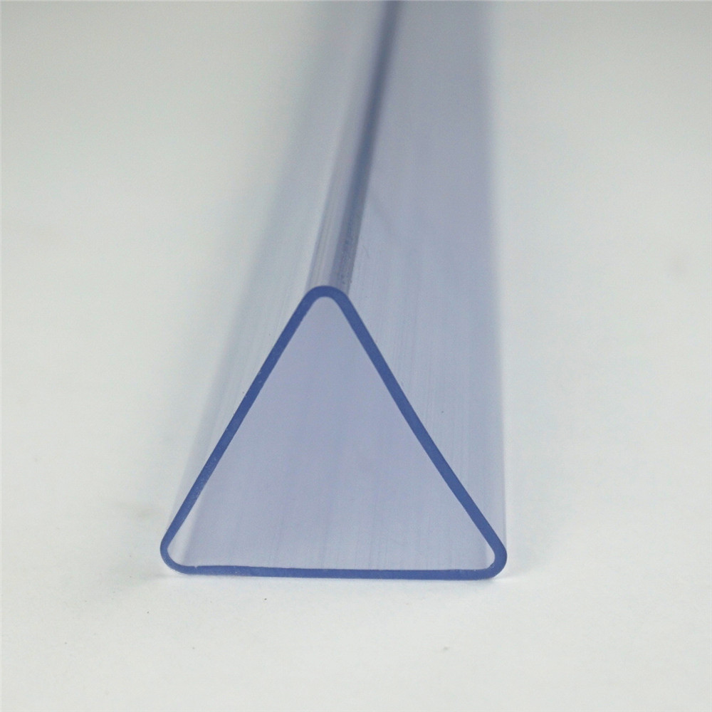 Triangle tube, PVC plastic special-shaped tube, IC electrical packaging tube, transparent tube, plastic tube, decorative tube