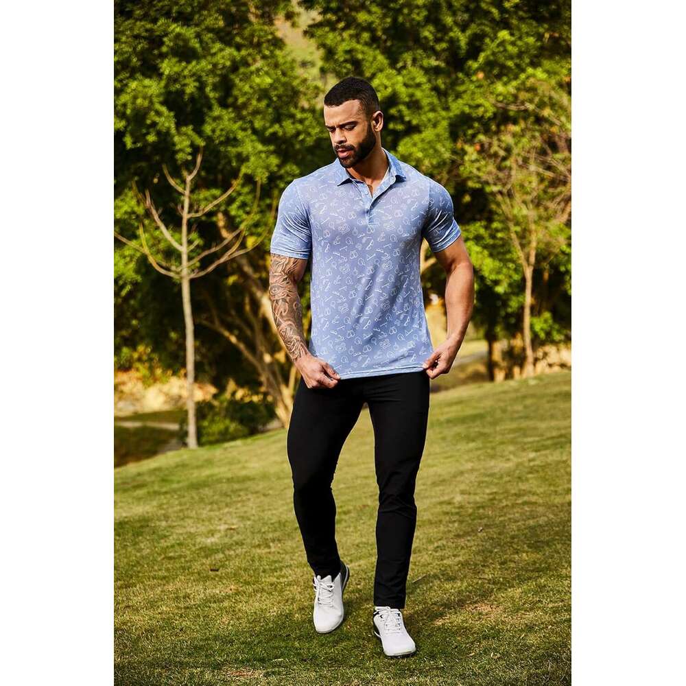 Fashion Mens Polo shirt Casual comfortable Fashion Print Dry Fit Golf Shirts Polos shirts tshirt Casual tops summer clothes Short sleeve Free shipping