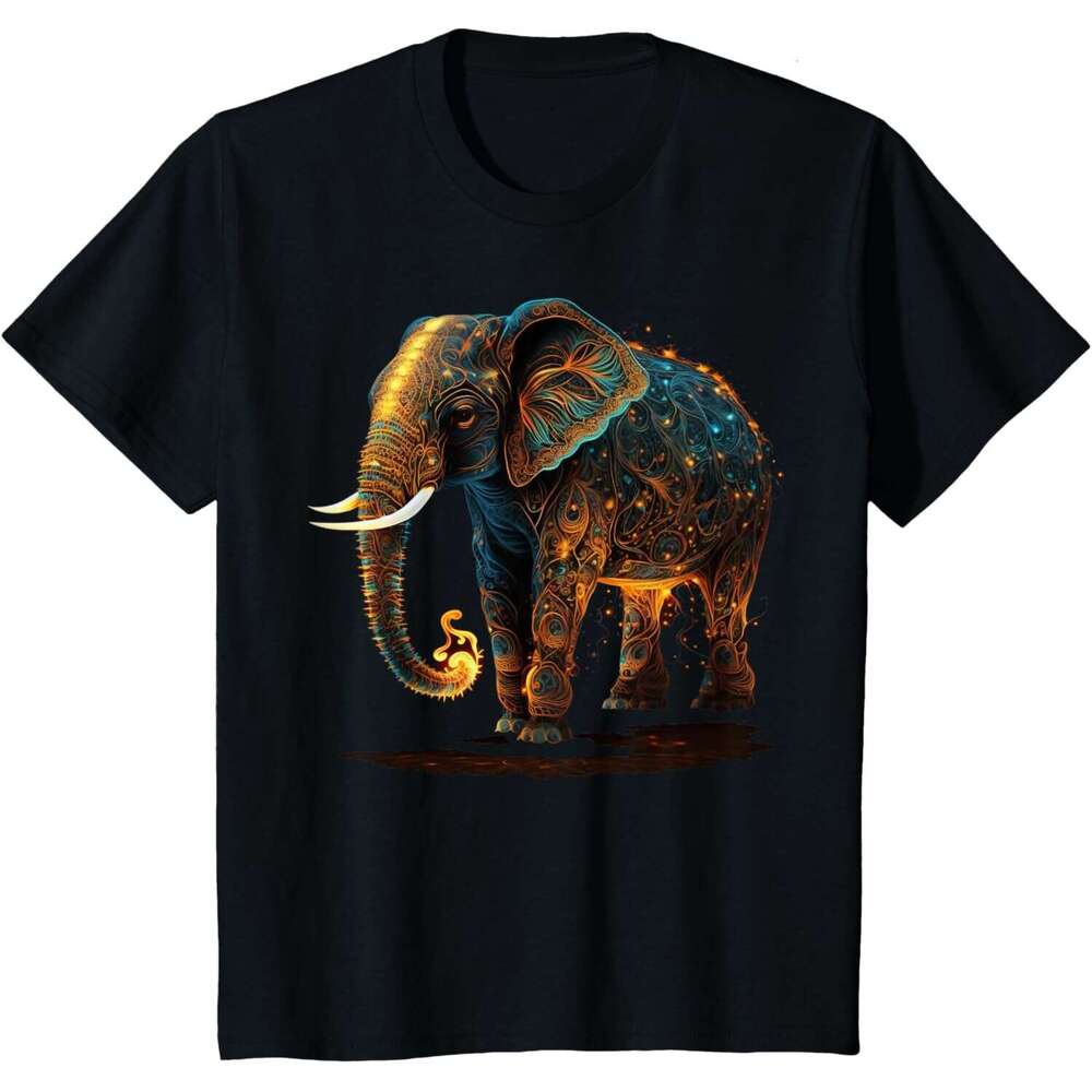 Mens T shirt Cute Elephant Lover Animal on Elephant T-Shirt shirts tshirt graphic tee Casual tops clothes Short sleeve Free shipping