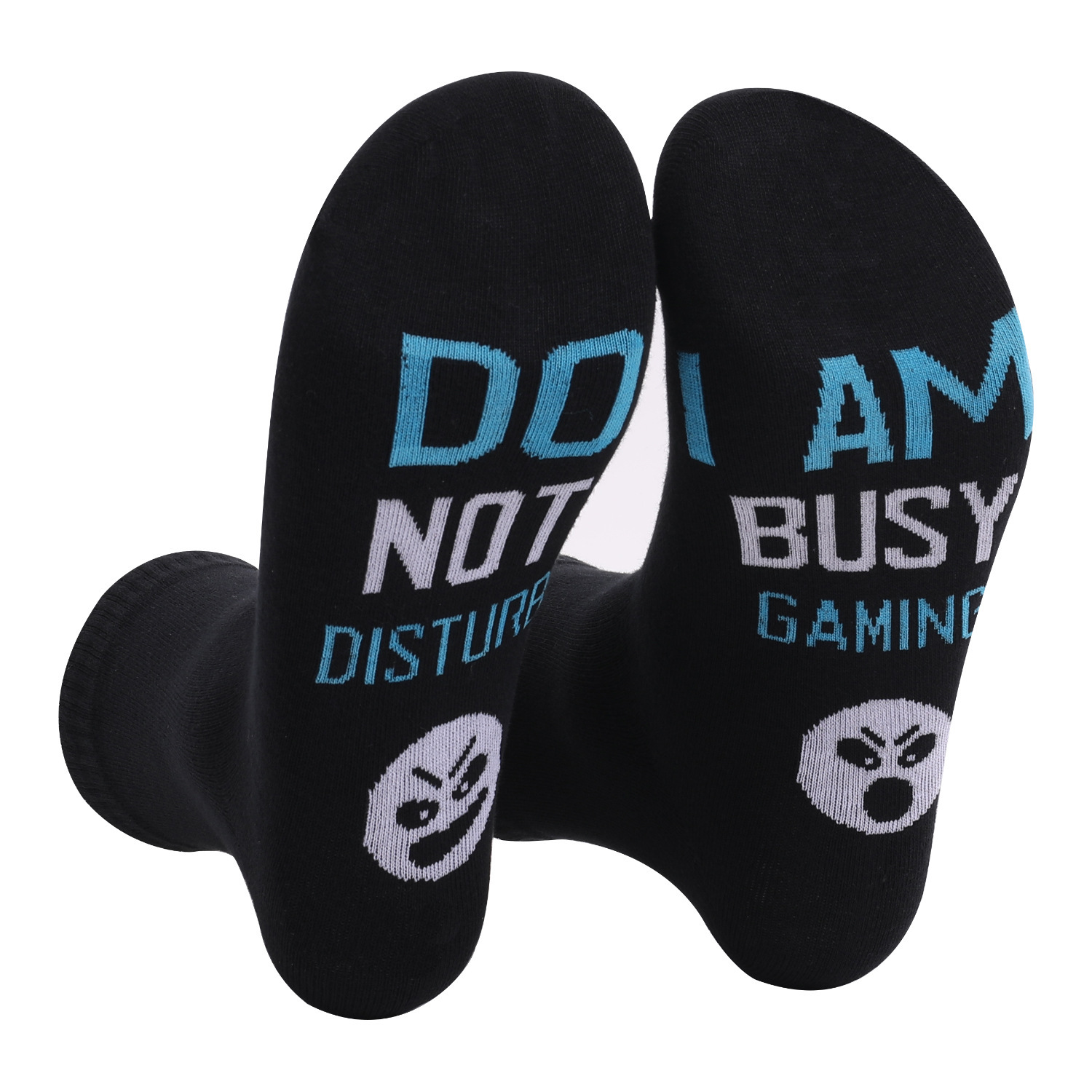Pure cotton game DO NOT DISTRUB BUSY GAMING mid tube men's socks dongdumaoyi