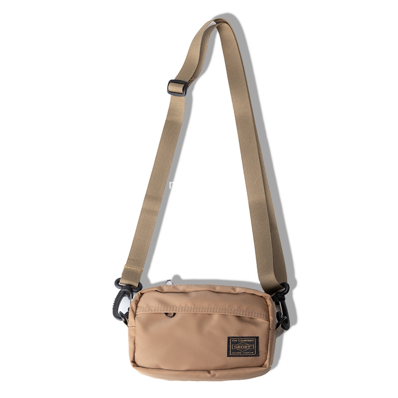 Japanese vintage men's and women's small body bag Military crossbody bag Mini phone bag Shoulder bag Oxford Cloth Hip Hop coin purse