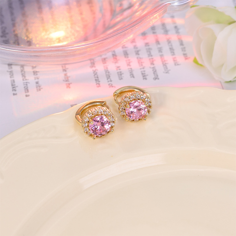 2024 Sparkg Amethyst & Moissanite Eternity Clip Earrings | Sterg Sier