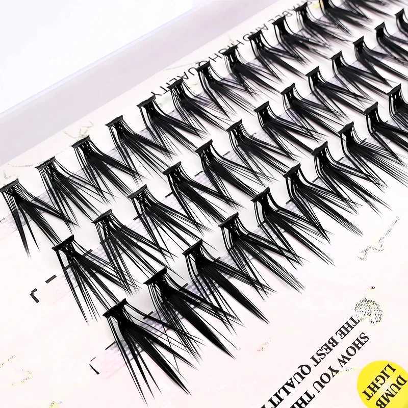 Natural Mink Eyelash Extensions New 10D/20D/30D/40D L Curl Lashes Cluster Individual Lashes Makeup Tools False Eyelashes CiliosM240806