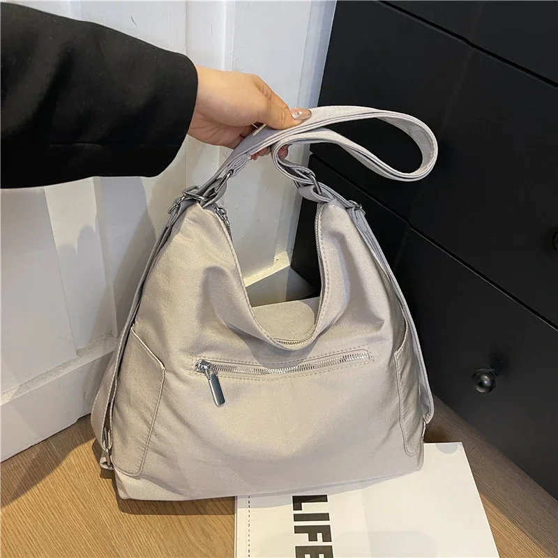 Nylon Zipper Classics Solid Multifunction Ladies Bags on Sale Quality High Capacity Commuting Backpac 240808 48eb 4